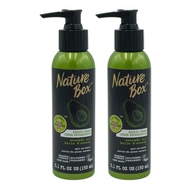 Nature Box 2 Pack Nature Box Repair Cream Avocado Oil Split End Control 5.1 oz Cold Pressed