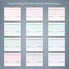 Legend Habit Calendar to Track Daily Habits – Motivational Tracker