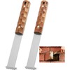 Upgraded Paver Removal Tool, Sapele Hardwood Handle & Dual-Height Joint