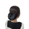 YFFSFDC Chignon Net Barrette with Net, Bun Net, Hair Net,