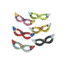 Unbranded Metallic Half Masks, Choose your color, 2 piece with each purchase - Multi-Color