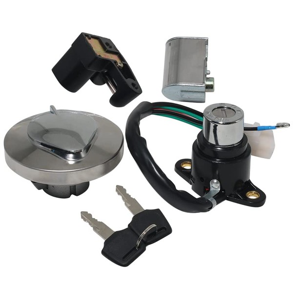 Ignition Switch Fuel Gas Cap Seat Lock Keys for Honda