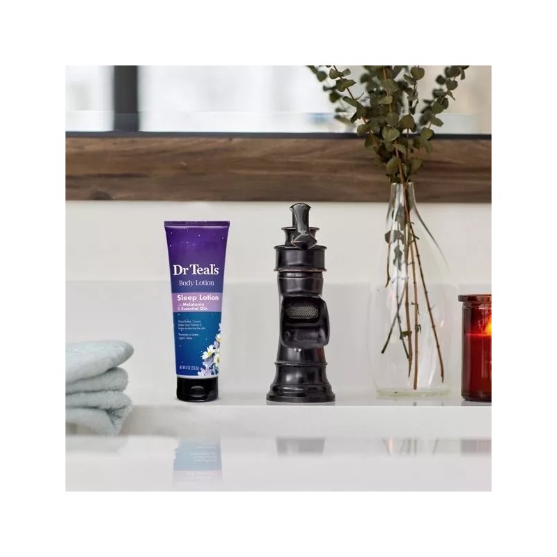 Dr Teal's Loción Para Dormir Con Melatonina Y Aceites, Dr