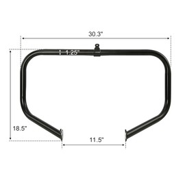 XMT-MOTO Engine Guard Highway Crash Bar fits for Harley Davidson Touring Road King Street Glide Electra Glide CVO and Trike Models 2009-2023,BLACK/32MM Tubing