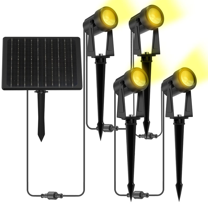 ZYAN 13FT(2x6.5FT) Solar Landscape Lights Extension Cable, Suitable for ZYAN