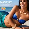 Navoky Seashell Starfish Choker Necklace Gold Layered Sea Shell Summer