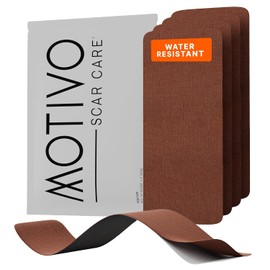 Motivo Cinta Cicatriz - 6.5X2” I 4 Tiras | Cinta Cicatriz Resistente Al Agua Y Al Sudor, Libre De Látex, Sticks Por 3-5 Días | Cinta Cicatriz Para Cicatrices Quirúrgicas, Se