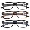 HIYANJN 3 Pack Progressive Reading Glasses for Men/Women Blue Light