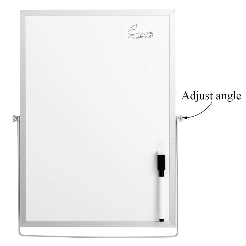 DOEWORKS A4 Small Magnetic Whiteboard, Desk Whiteboard, Portable Dry Wipe