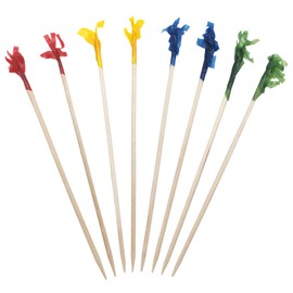BLUE TOP Wood Frill Picks Club FrillToothpicks 4 Inch Pack 1000,Cocktail Party Toothpicks for Fruit,Appetizers,Club Sandwiches,Parties,Club,Event…...