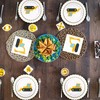 Whaline 96Pcs Construction Party Tableware Dump Truck Paper Plate Napkin