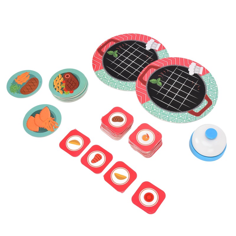 Children Card Toys Food Puzzle Board Matching Game Toys Early