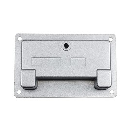 YUDTKK Zinc Alloy Recessed Pull Handle Container Handle Sliver Flush Lift Recessed Door Handle,4.37 X 2.74 Inch