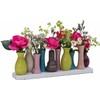 Jinfa Handmade, Small, Ceramic, Decorative Flower Vases, Set of 10