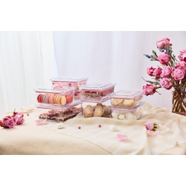 LatchLok Click 14.5 Cup Food Storage Container, Rose