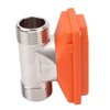 Water Flowmeter Digital Display Flow Sensor Stainless Steel Acid Alkali