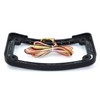 HTTMT- Dual LED Curved Motorcycle License Plate Frame w/Turn-Signal,Brake Light