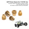 5pcs 32P Pinion Gear Set 12T 13T 14T 15T 16T