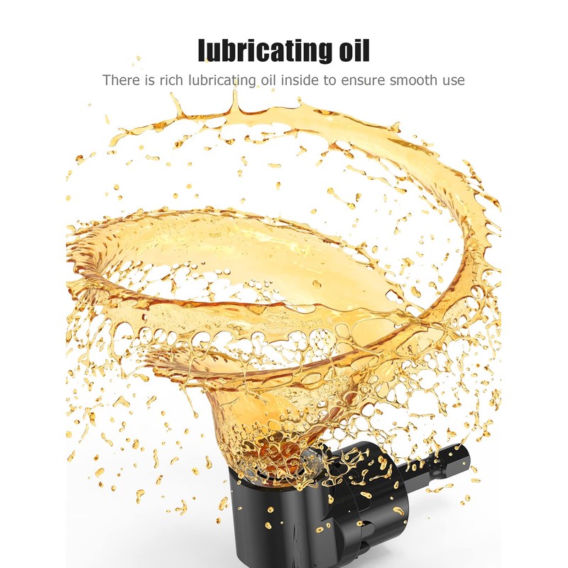 Angle Drill Attachment, Angle Screwdriver 105° Attachment Adapter with 1/4