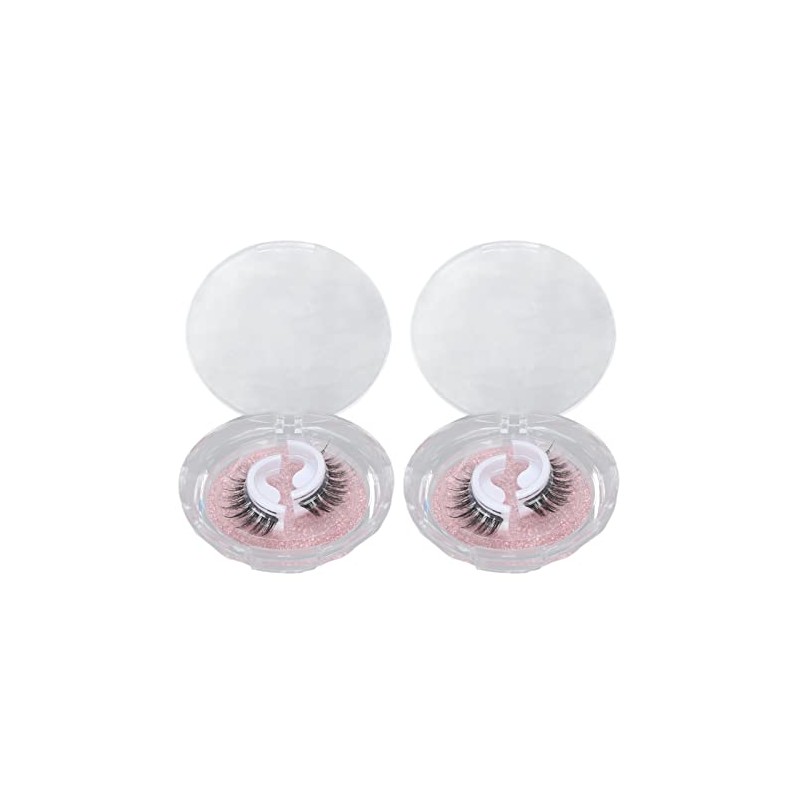 Pestañas Postizas, 2 Pares De Pestañas Autoadhesivas Reutilizables Para Mujer,