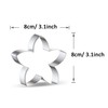 WDYJMALL Frangipani Flower Shape Cookie Cutter - B