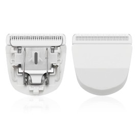 CR8GR8 Paquete de 2 Cuchillas de Repuesto para Cortadora de Maní, Cuchilla de Repuesto A Presión para Cortadora de Cabello Wahl Peanut #, Blanca 2068-300 Blanco-2