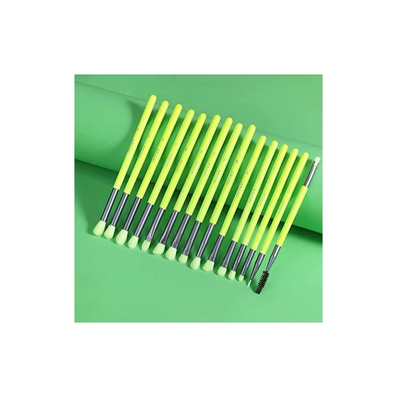 Docolor Juego De Brochas Para Sombra De Ojos, 15 Piezas,