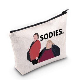 BWWKTOP Funny 1000 Pound Sisters Cosmetic Makeup Bag Amy and Tammy Fans Gift Sodies Sisters Makeup Zipper Pouch Bag (SODIES)