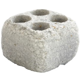 Eliga Special Cast Stone with 4 Holes 8354 Grey
