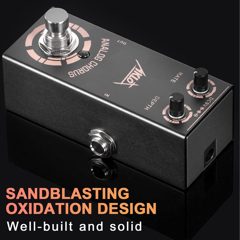 Fuzz Guitar Pedal, AKLOT Electric Effects Pedals Mini Single Type