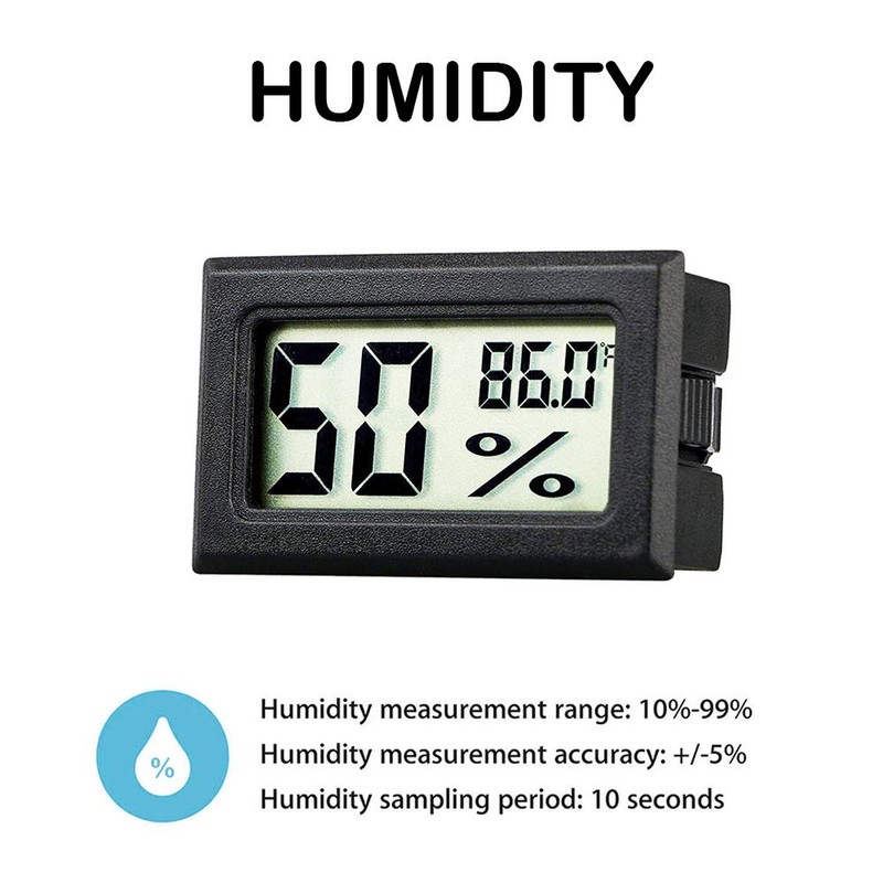 Rojuna Mini Thermometer Hygrometer
