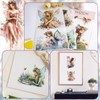 WANDIC 3Pcs Rub On Transfer Stickers Fairy Theme Decals Waterproof