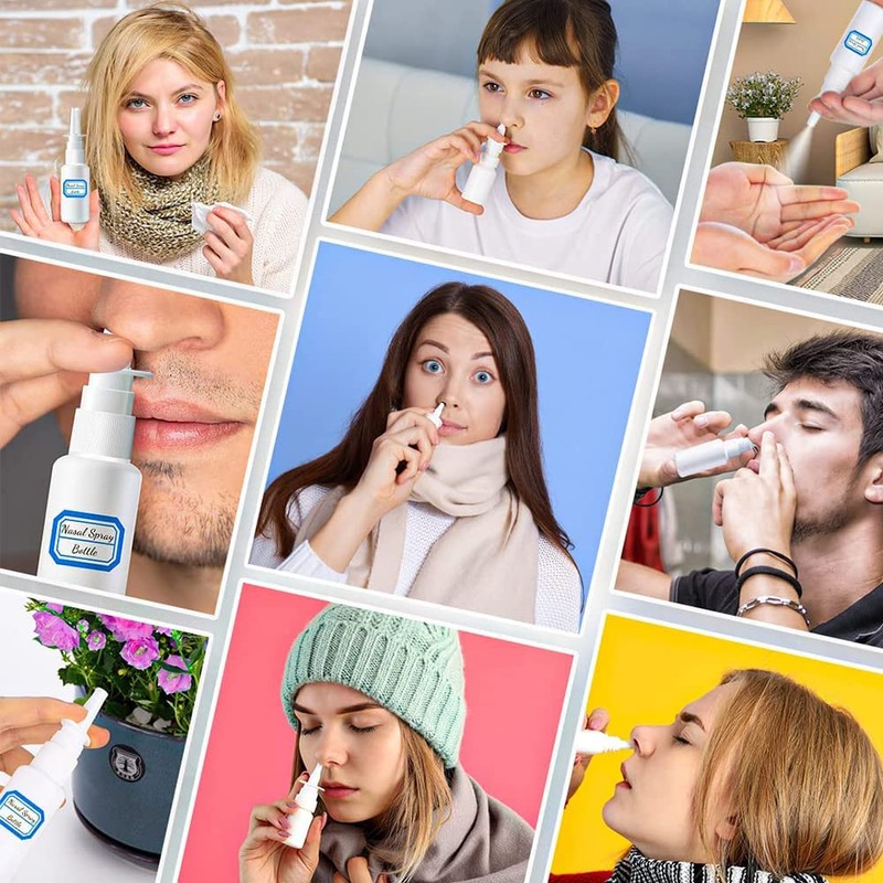 DFsucces 鼻スプレーボトル 10個セット スプレーボトル ミニスプレー 詰め替えボトル スプレー容器 フォームポンプボトル 小分けボトル 携帯便利