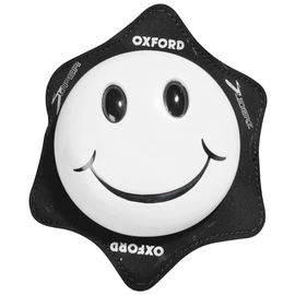 Oxford OX685 Smiler Motorcycle Knee Sliders White