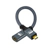 Twozoh Micro HDMI Macho to Hembra Cable Adapter, Micro HDMI
