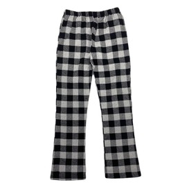 LANBAOSI Girls Pyjamas Sets Long Sleeve Checked Lounge Wear Set for Boys and Girls Flannel Pyjamas Plaid Top and Bottoms 2 Piece Children Sleepwear Cotton Nightwear Grey