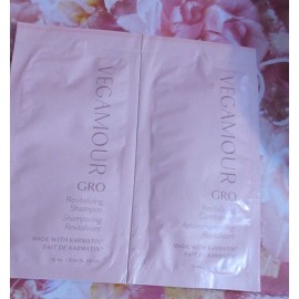 Vegamour Duo Vegamour Gro Revitalizing Shampoo & Conditioner 10mL each Trial Packettes