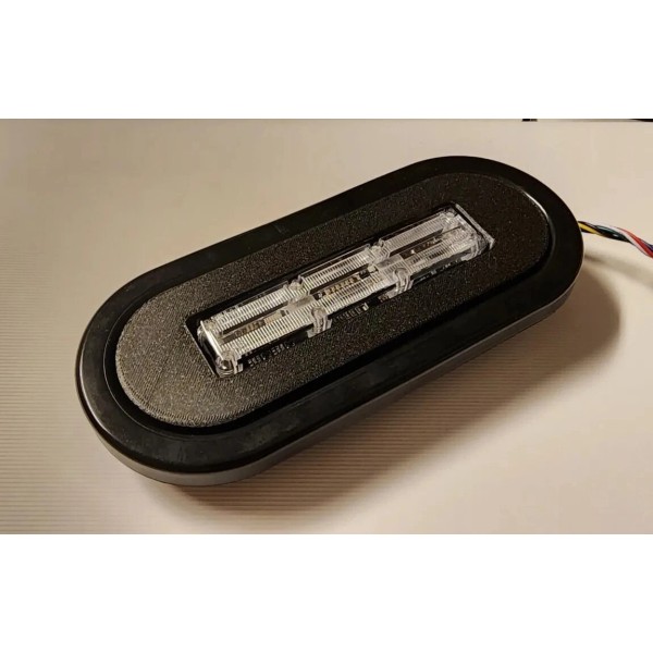 Quad 6in Oval Trailer Light Mounting Bracket For Feniex Quad