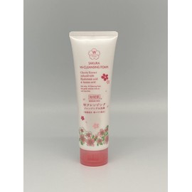 Sensory Skin Sakura W Cleansing Foam, 6.7 oz (190 g), Made in Japan, Moisturizing Ingredient, Cherry Blossom Extract