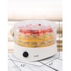 Commercial Chef Food Dehydrator, Five 9.25” BPA-Free Plastic Trays, Dehydrates