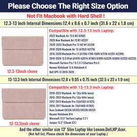 TECOOL 13.3 Inch Laptop Case Leather Waterproof Bag for 2012-2020 2022 MacBook Air/Pro 13 13.6 M2 M1,2021-2023 MacBook Pro 14 M3 M2 M1 A2918/A2992/A2442/A2779, Surface 5-1,baby pink