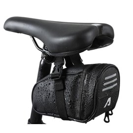 Alpensattel Bicycle Saddle Bag, Practical Bag for Attaching to the Saddle, Waterproof and Universal Use for e.g. Tools, Repair Kit, Bicycle Lock and Much More