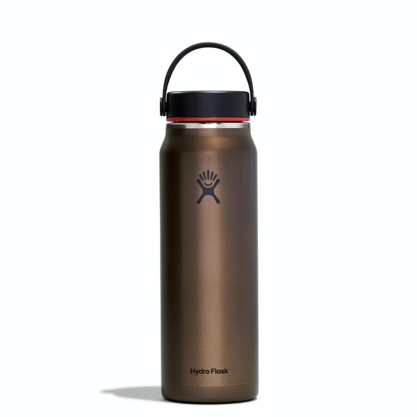 HYDRO FLASK - Lightweight Water Bottle 946 ml (32 oz) Trail Series - Vacuum Insulated Stainless Steel Reusable Water Bottle with Leakproof Flex Cap - Wide Mouth - BPA-Free - Obsidian