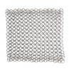 Chainmail Scrubber for Cleaning Cast Iron Cookware - 4" x