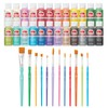 Apple Barrel, Mate Acrylic Craft Paint Kit, ABCAMP24, 36 paints