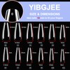 YINGJEE Ballerina Tips for Gel Nails, Artificial Nails Set, 11