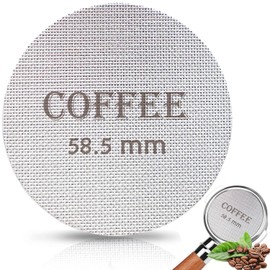 Puck Screen 58.5mm Reusable Puck Screen for Espresso Portafilter, 1.7mm Thickness 150μm 316 Stainless Steel Screen Filter Basket Compatible with Espresso Machine