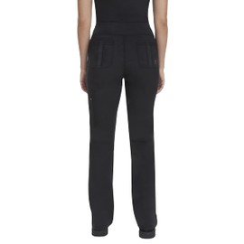Healing Hands Womens Scrubs Pants 5 Pocket Purple Label 9133 Cargo Tori Women Yoga Pant Lightweight Soft Fabric, Plus Size, Black 2XLP