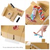 Waysroma Finger Skateboard Ramp 14 Pieces Skatepark Kit Mini Finger