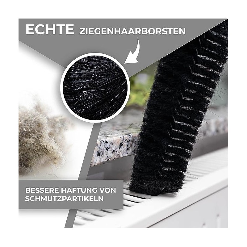 Original Gundel-Putz Flexible Radiator Brush 120 cm Pack of 3